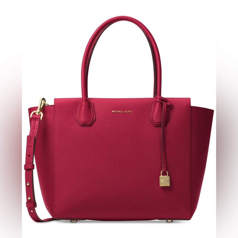 Michael Kors Mulberry Mercer Pebble Leather Bag